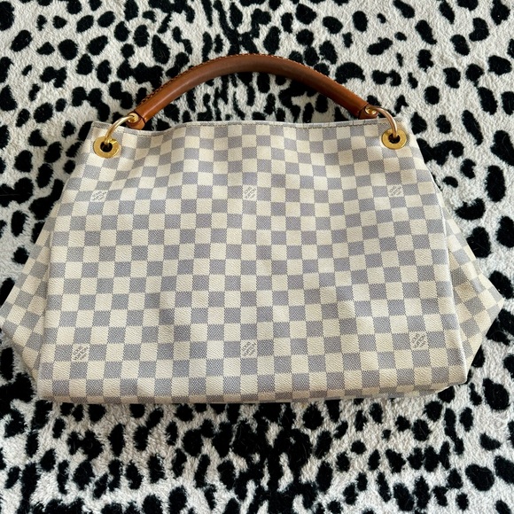 💯 Authentic LOUIS VUITTON Damier Azur Artsy bag purse tote - Picture 3 of 15